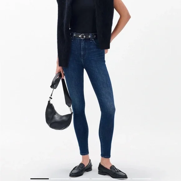 Rag & Bone Nina High Rise Skinny Jeans - Picture 8 of 8
